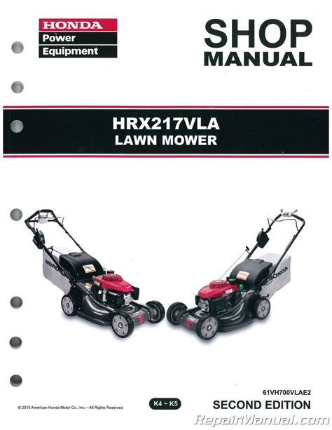 HONDA HRR216VLA pdf manual